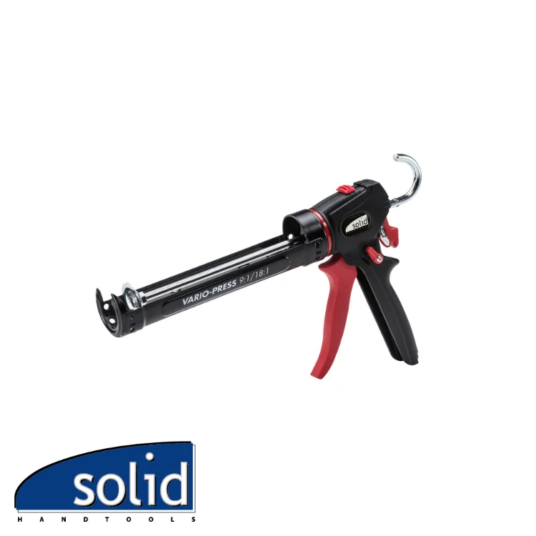 Pistolet à silicone - VARIO-PRESS, 360°, dual 9:1 / 18:1 - 310 ml - SOLID