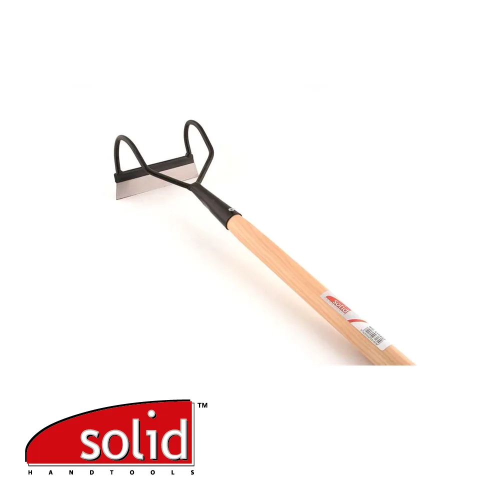 Ratissoire à tirer - 160 mm, manche bois, Ø 28 mm - 1500 mm - SOLID