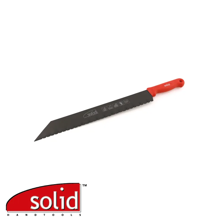 SOLID Couteau d'isolation - manche PVC, pour laine de verre et roche - 420 mm (EX LK 650035)