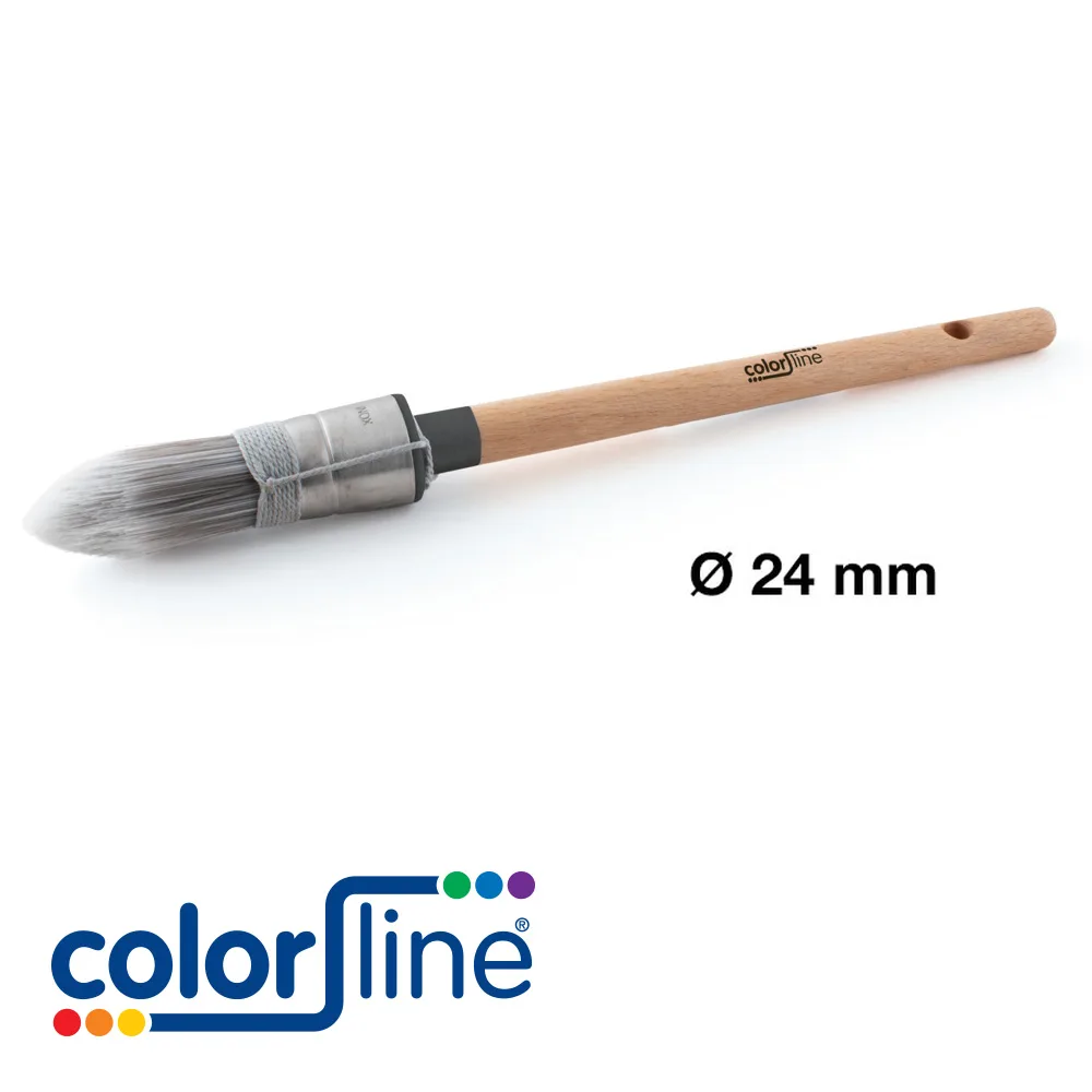 COLOR LINE Brosse de peintre - PRE+, ronde, fibres PE grises - nr. 12 - ALL (EX BF 61012)
