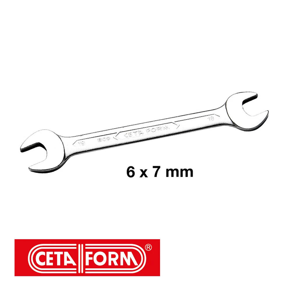 Clés plates - 31CrV3, sur carte - 24 x 26 mm - CETAFORM