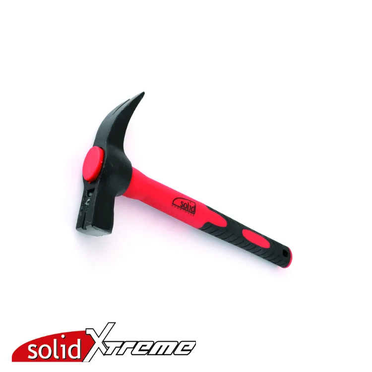 Marteau de coffreur - modèle français, manche fibre - 700 gr - SOLID