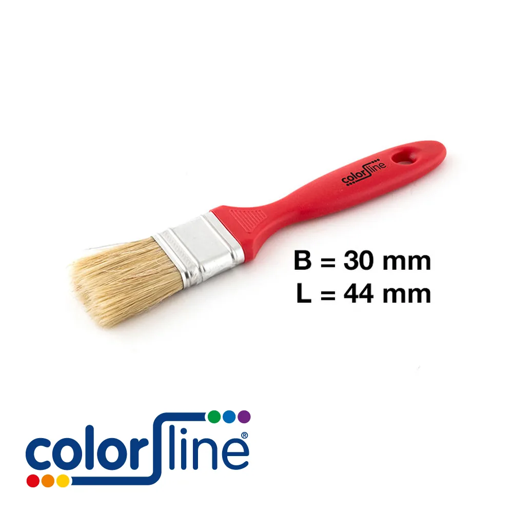 COLOR LINE Brosse de peintre - STD, plate, épaisse, poignée PP, mixtes - 30 mm - ALL (EX BF 41530)