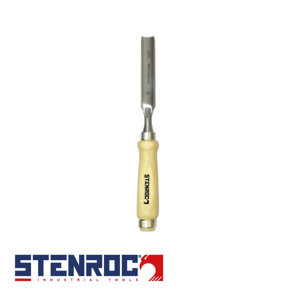 Gouge - WH355, houten greep - 12 mm - STENROC