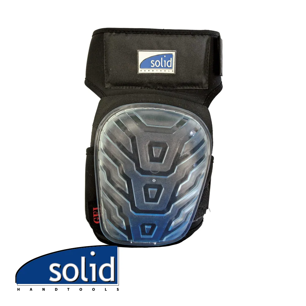 Genouillères - coque de protection PVC, gel confort - SOLID