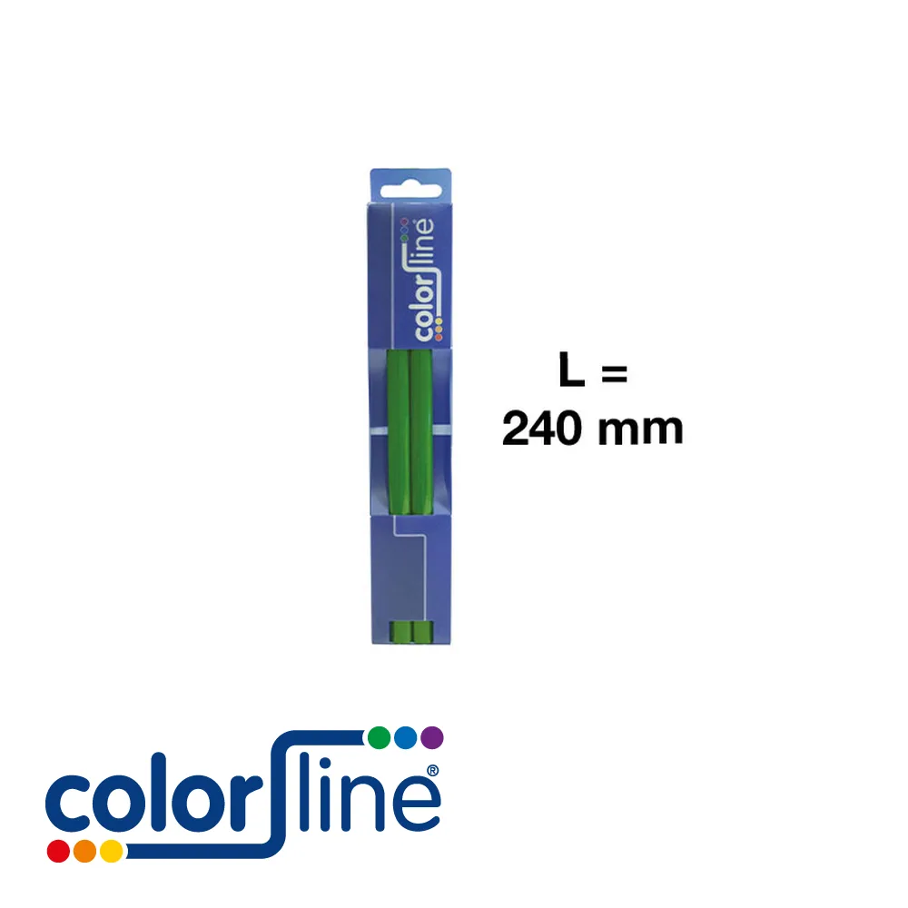 Crayon de maçon - PRO 201, laqué vert, prix par 2 pc. - 240 mm - COLOR LINE