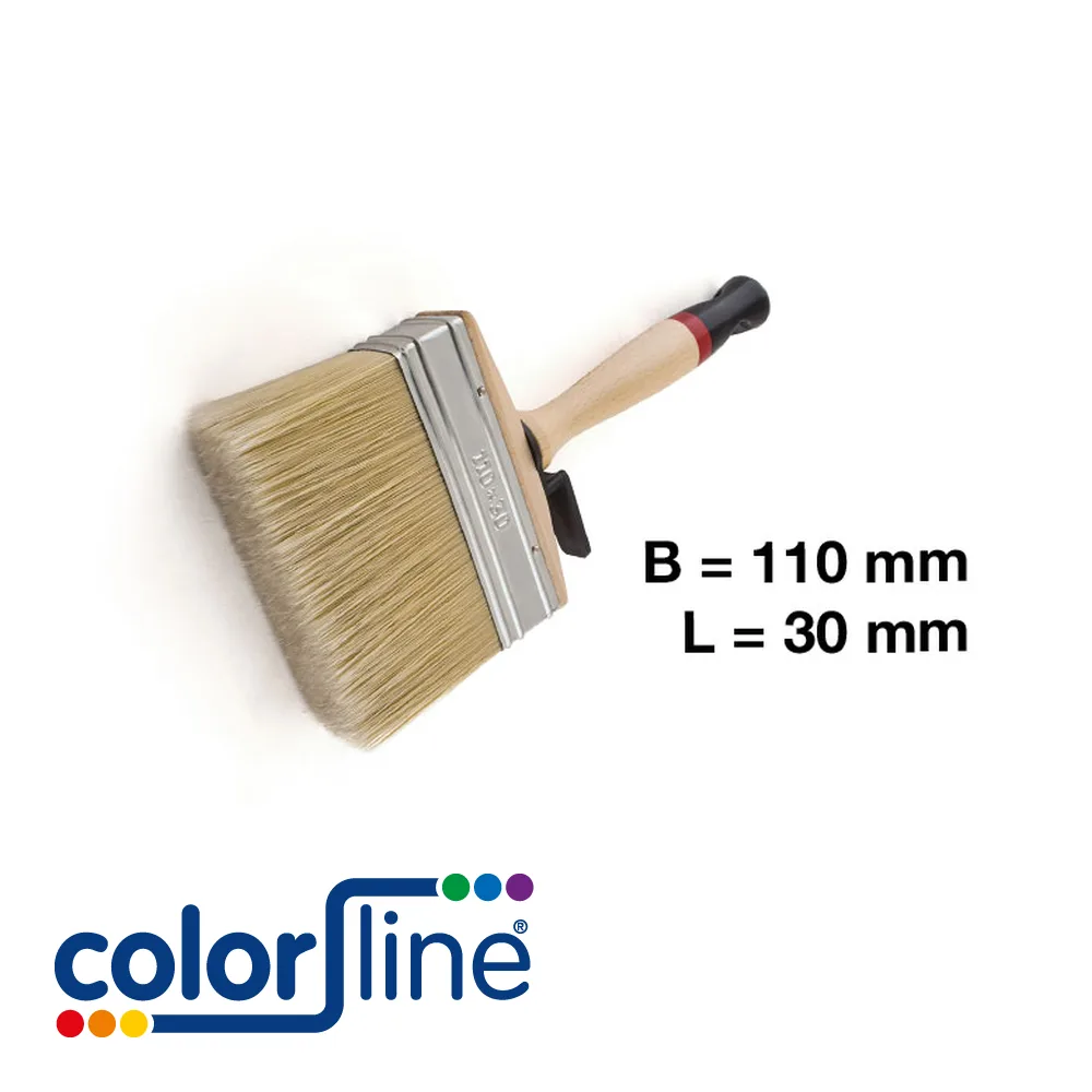 COLOR LINE Brosse latex - PRO, rectangulaire, fibres mixtes longues - 110 mm - ALL (EX BF 65310)
