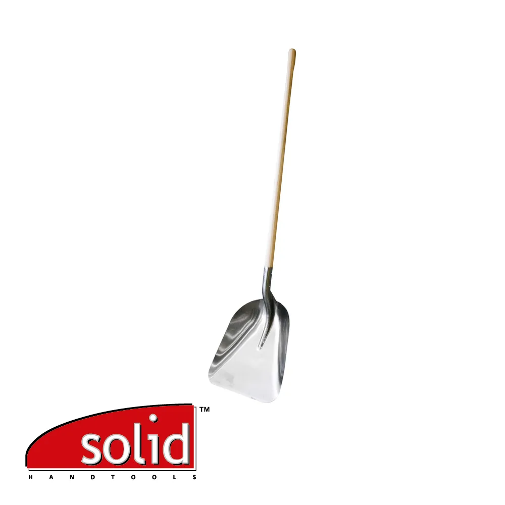 Pelle à ballast et de déneigement - alu, 370 mm, manche bois - 1200 mm - SOLID