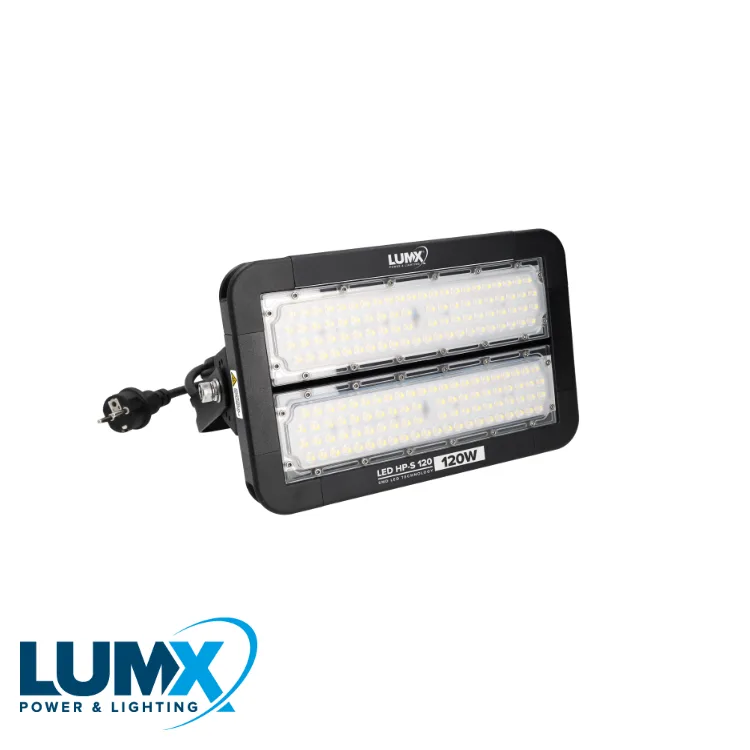 LUMX Projecteur LED - HP-S 120, 120W, IP66, 6500°K, 16800 lm - H07RN-F, 5m (EX LM 61015, LM 61020)