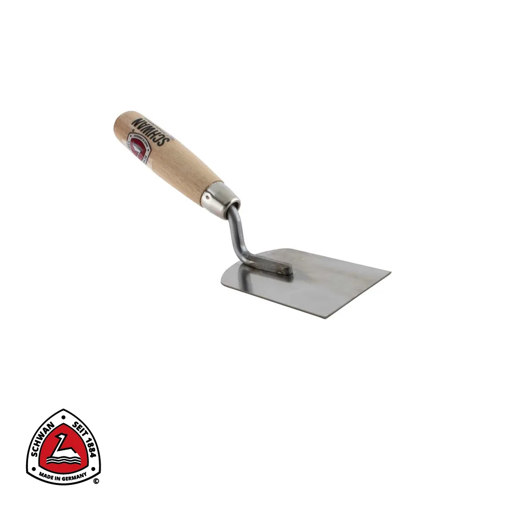 Spatule de plâtrier - inox, modèle court et large - 90 x 40 x 1,0 mm - SCHWAN