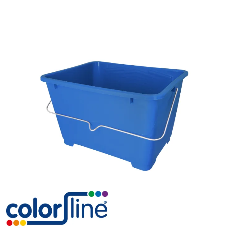 Seau à peinture - polypro, rectangulaire - 14 L - COLOR LINE