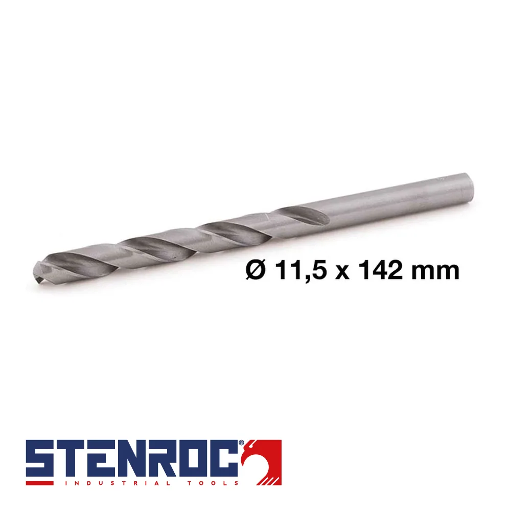 Foret à métaux - HSS Premium DIN 338, box, prix par 5 pc. - 11,5 mm - STENROC