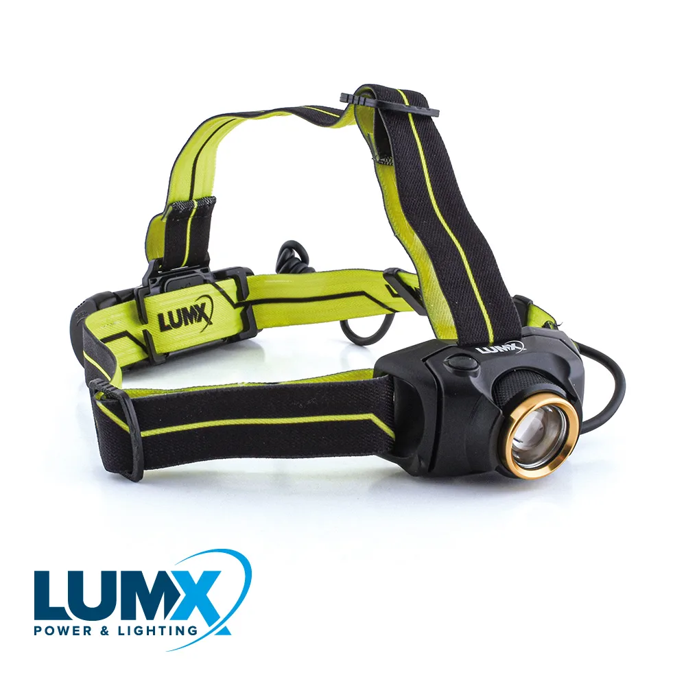 Lampe frontale LED - TCT-300, rechargeable, 300 lm, IP 64 - LUMX