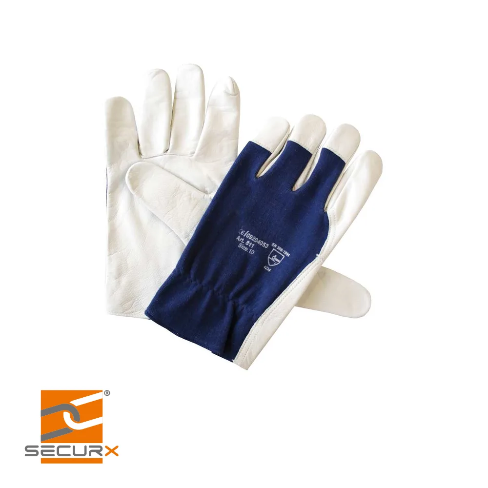 SECURX Gants de sécurité - NAPPA TROPIC, cuire, coton, 2121X, prix par paire - taille 10