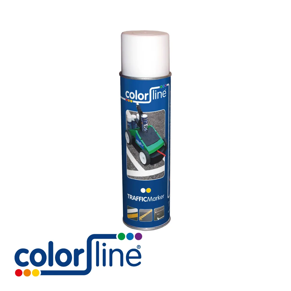 COLOR LINE Peinture de marquage - TRAFFIC MARKER, marquage durable, blanc - 600 ml