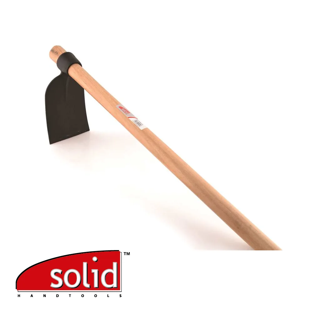 Houe - forgée, manche bois, 1300 mm - 200 x 140 mm - SOLID