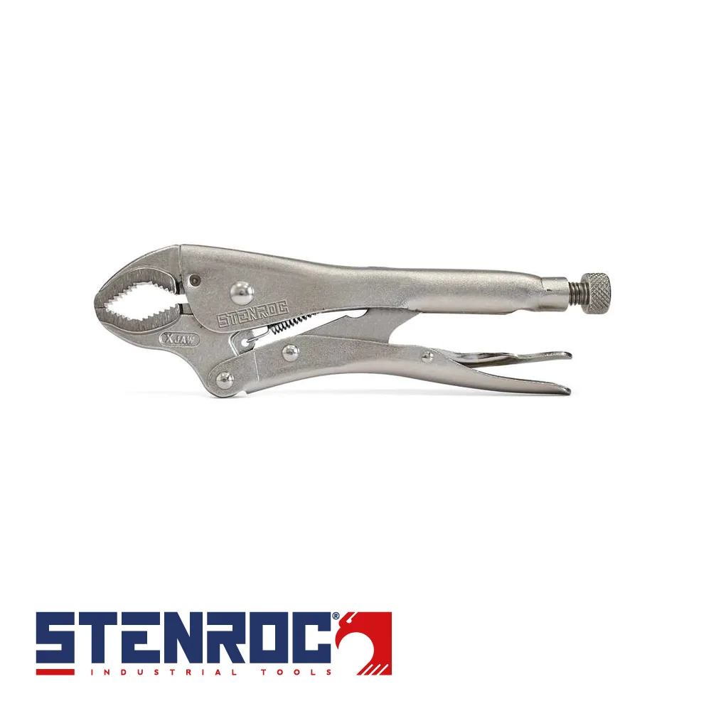 Pince-étau - 210-CJ, mâchoires courbes - 250 mm - STENROC