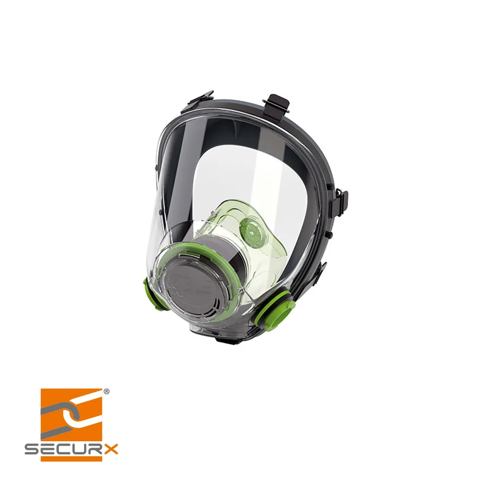 Masque complet - connexion à bayonnette, caoutchouc silicone, BLS 5700 - SECURX