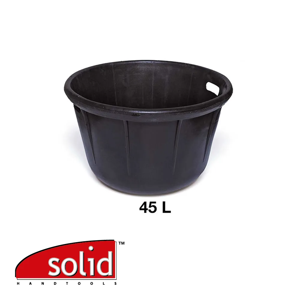 Cuvelle - caoutchouc, vulcanisé - 45 L - SOLID