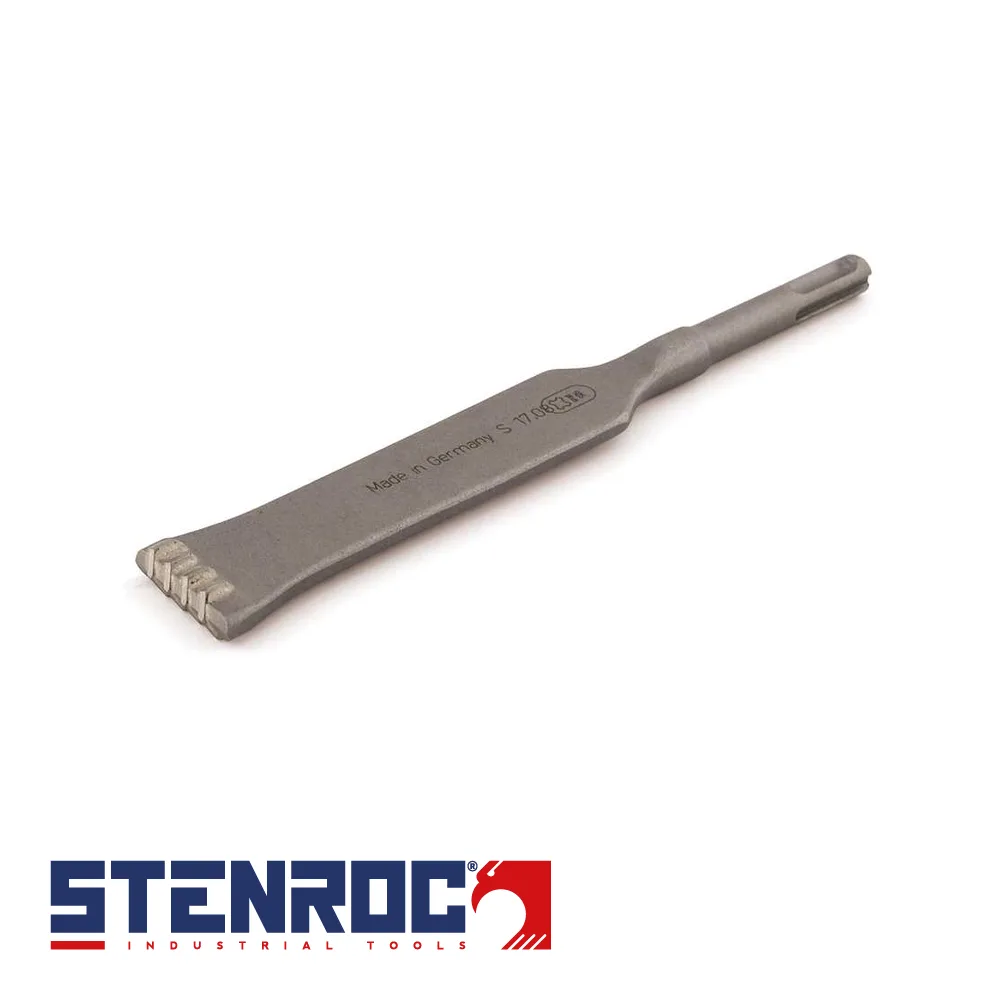 Burin plat - SDS-Plus Premium, dents au carbide, 32 mm - 200 mm - STENROC