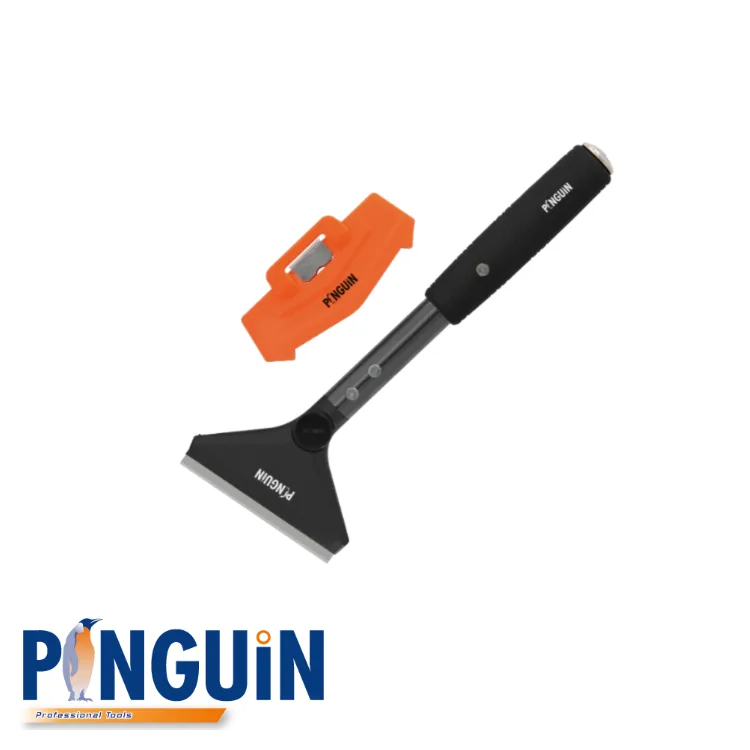 PINGUIN Grattoir universel - soft-grip, lame interchangeable, tête marteau - 390 x 108 mm