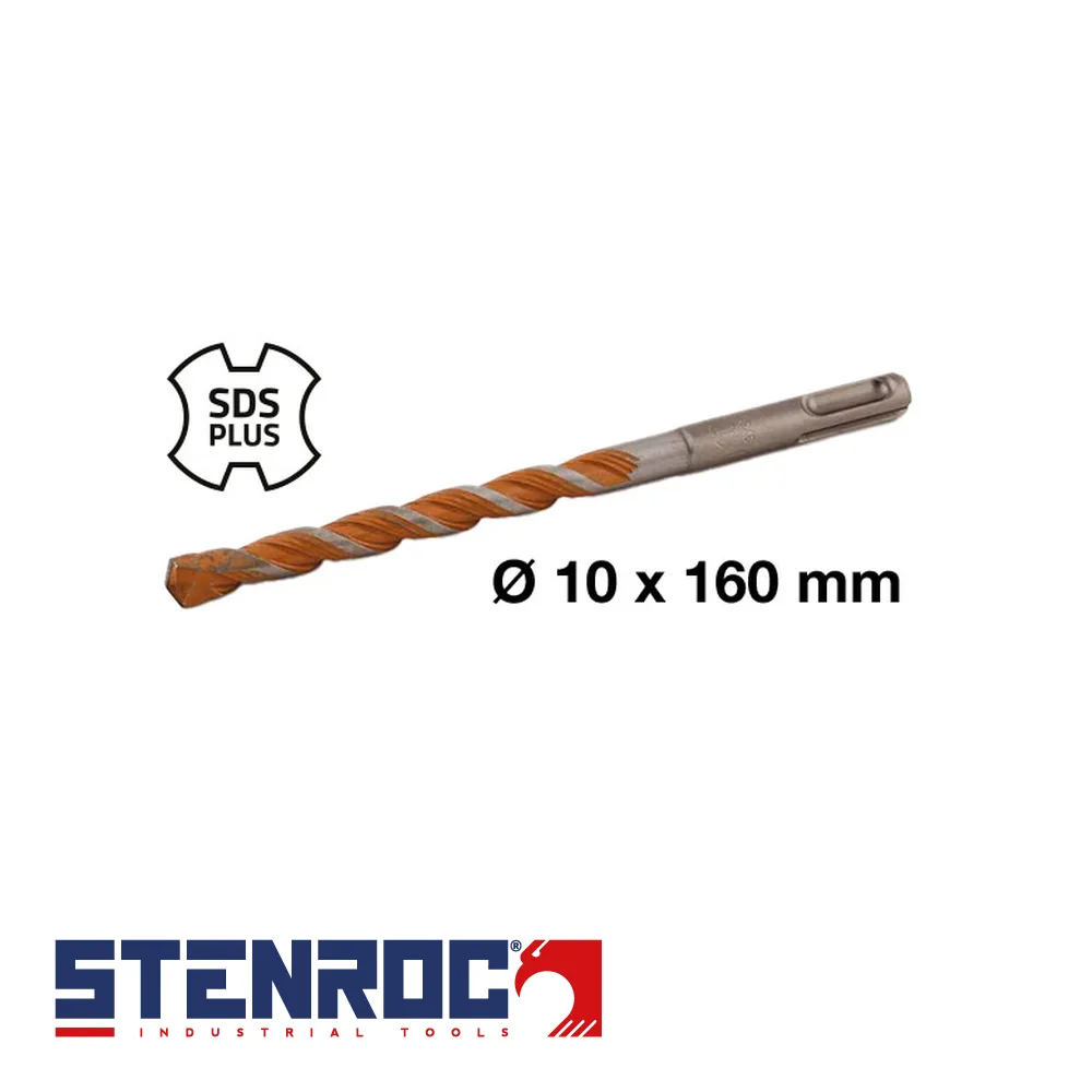STENROC Foret à pierre et béton - MULTITEC Gold universal SDS-Plus - 10 x 160 mm