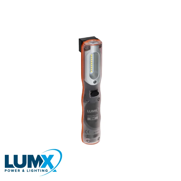 LUMX Lampe d'inspection LED - INSPEC PRO MINI, rechargeable, 5+2 W, 500+150 lm, IP 65