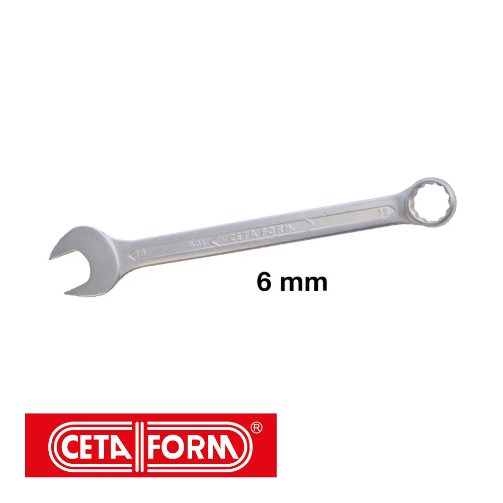 Clés mixtes - 31CrV, 250 mm, sur carte - 21 mm - CETAFORM