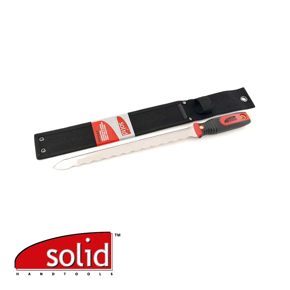 SOLID Couteau d'isolation - DURA-GRIP, laine de verre et roche, styropor, mousse plastique - 300mm