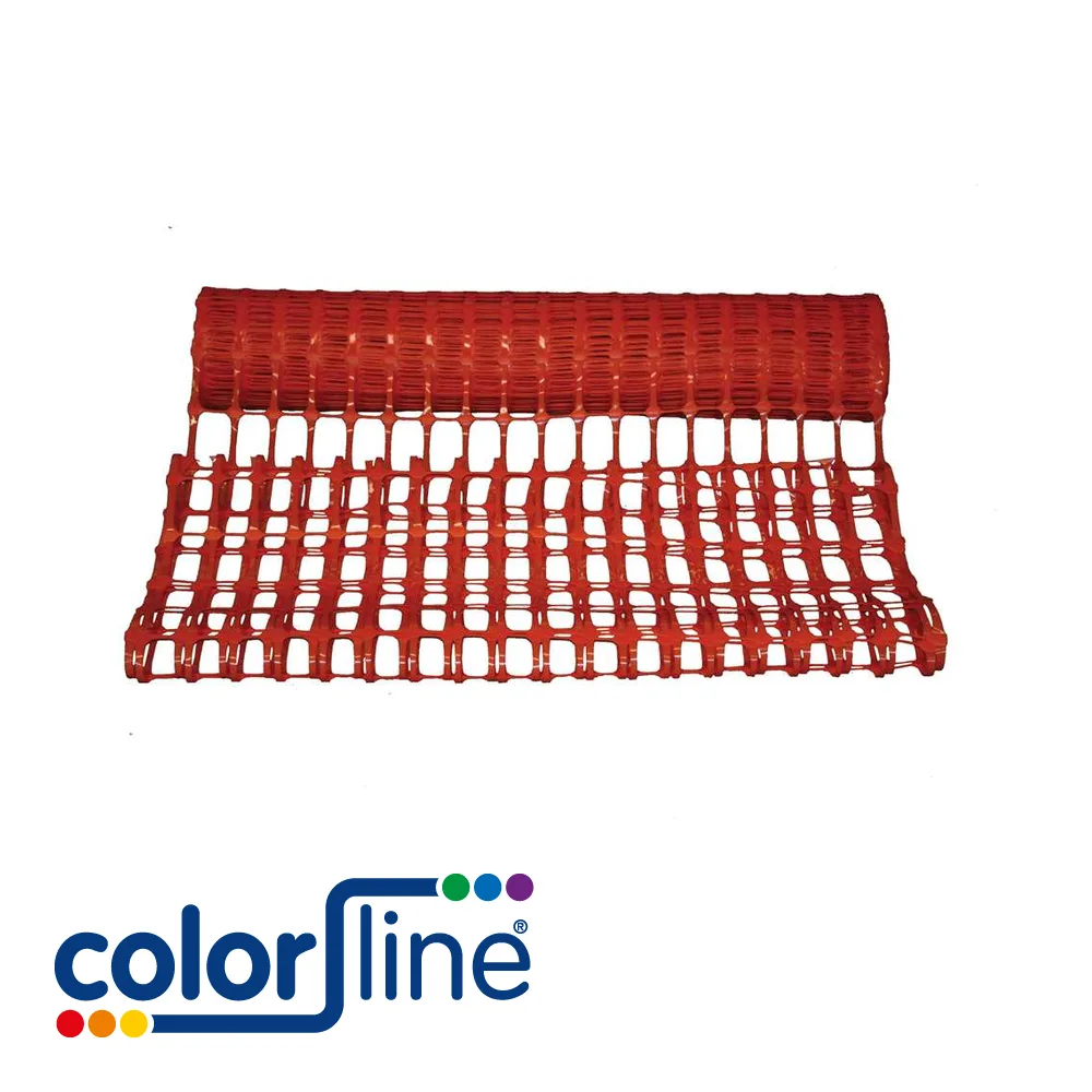 COLOR LINE Filet de balisage - orange, sur rouleau - 50 X 1 m, 150gr/m² - 7500 gr
