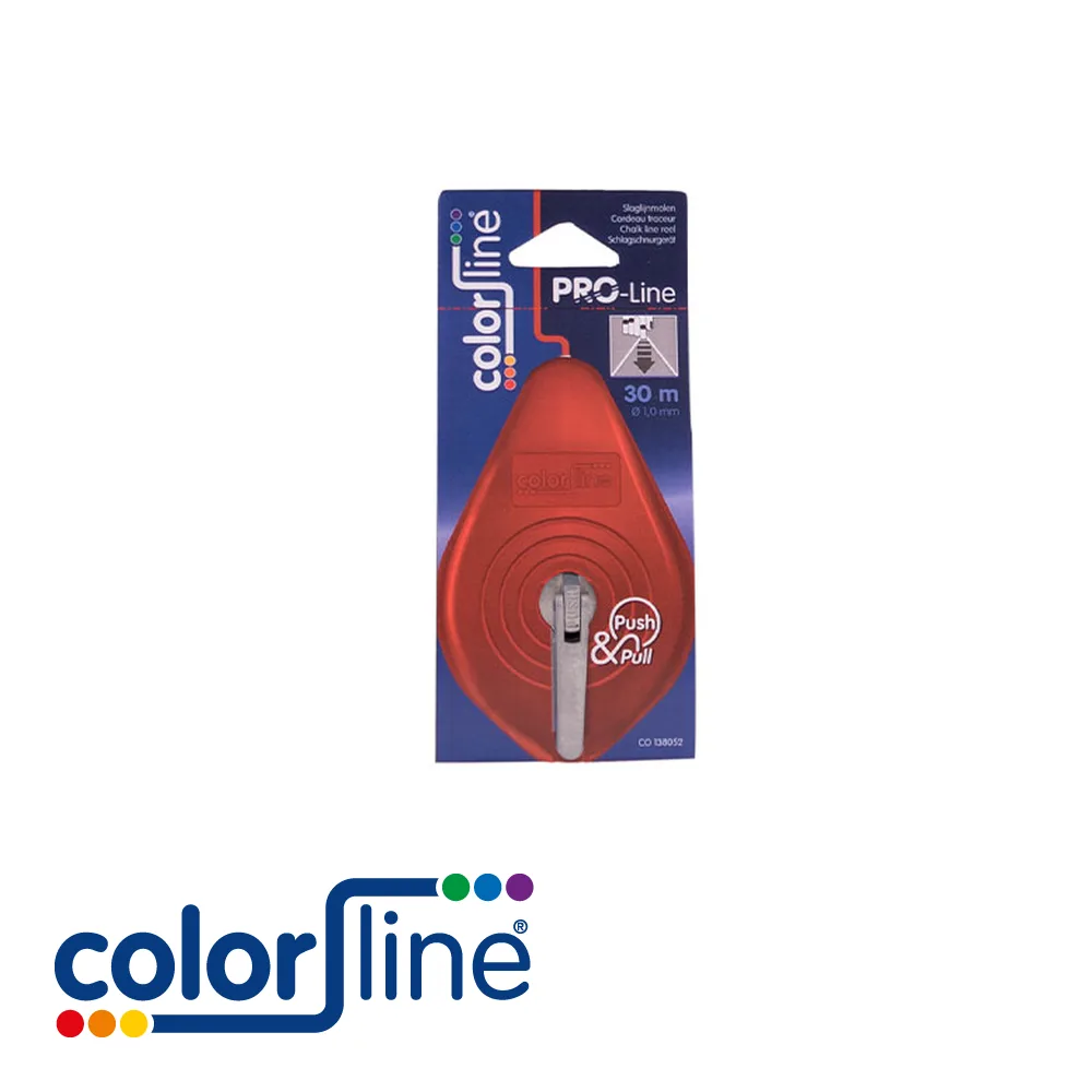 Cordeau traceur - PRO-LINE, magnésium - 30 m x Ø 1,0 mm - COLOR LINE