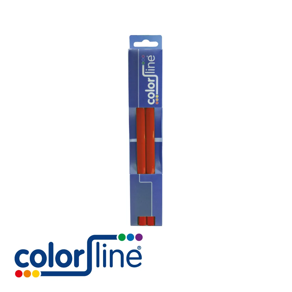 COLOR LINE Crayon de menuisier - PRO 101, laqué rouge, prix par 2 pc. - 300 mm
