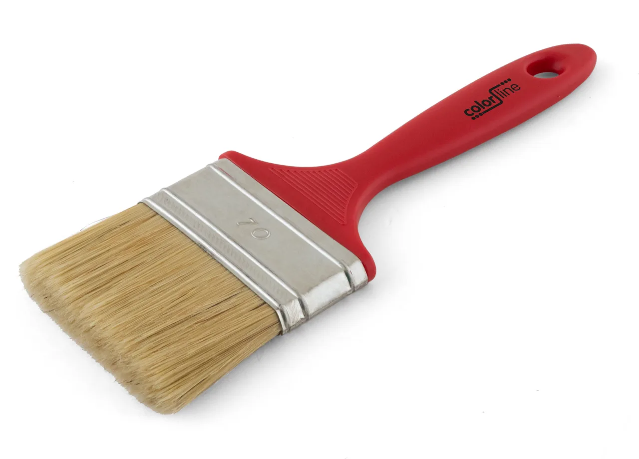 COLOR LINE Brosse de peintre - STD, plate, épaisse, poignée PP, mixtes - 70 mm - ALL (EX BF 41570)