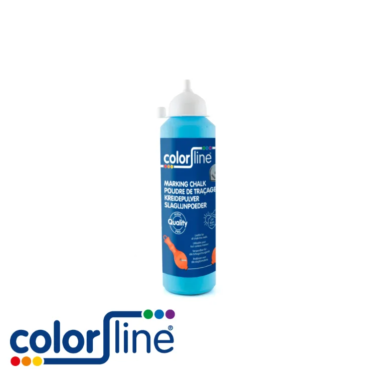 Poudre de traçage - blanc, qualité professionnelle - 400 gr - COLOR LINE