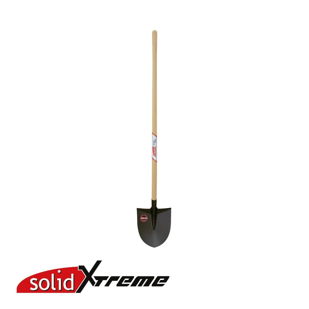 SOLID Pelle à sable - modèle Luxemburg, avec rebord, extra trempée, 270 mm, manche bois - 1300 mm