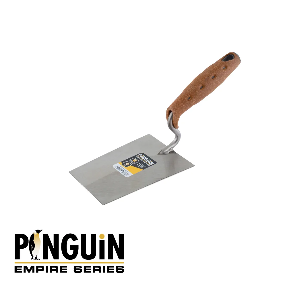 Truelle de plâtrier - inox soudé, poignée liège - 160 mm - PINGUIN EMPIRE