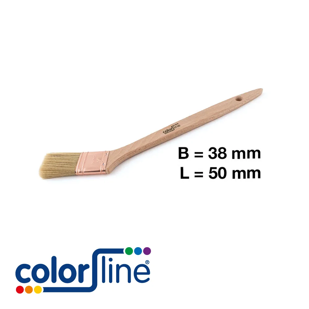 COLOR LINE Brosse de radiateur - PRO, plate, modèle hockey, fibres PE - 38 mm - ALL