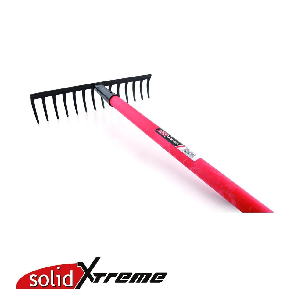 Rateau - courbé, 14 denst, manche fibre, Ø 28 mm - SOLID XTREME