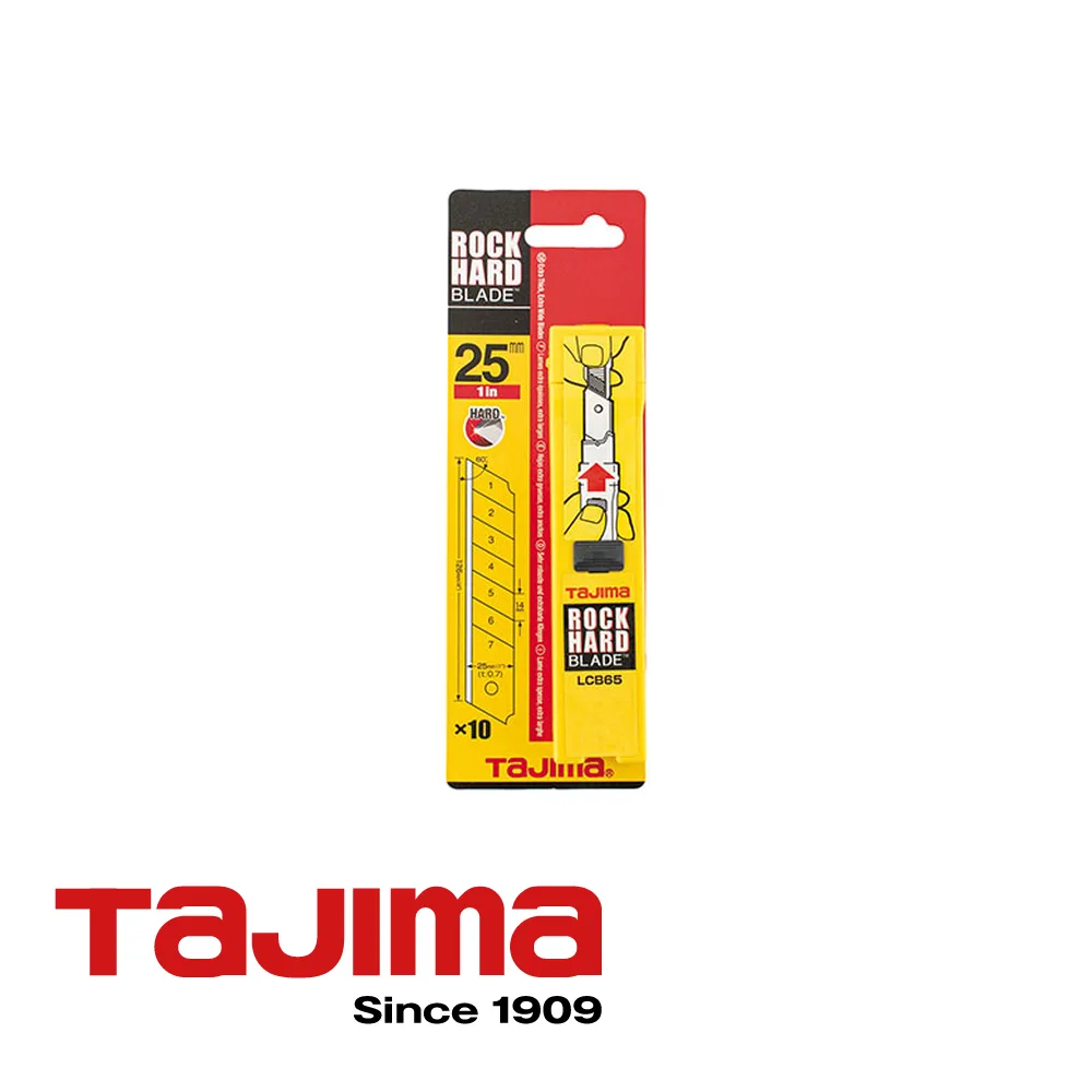 Lames de rechange - prix par 20 pc. - 25 x 0,70 mm - TAJIMA