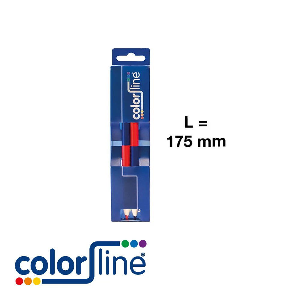 Crayon - DUOMARKER PRO 425, bleu/rouge - prix par 2 pc. - 175 mm - COLOR LINE