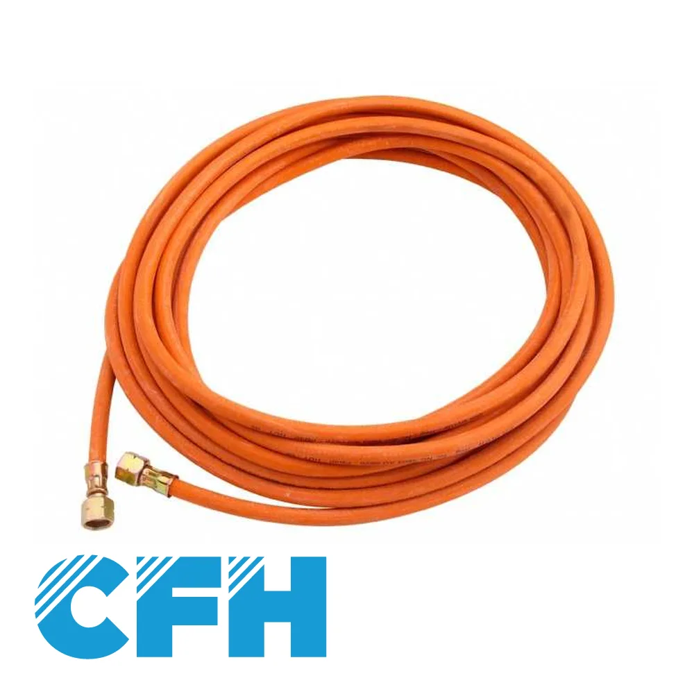 Tuyau de gaz - caoutchouc, 2 raccords 3/8" L - 10 m - CFH