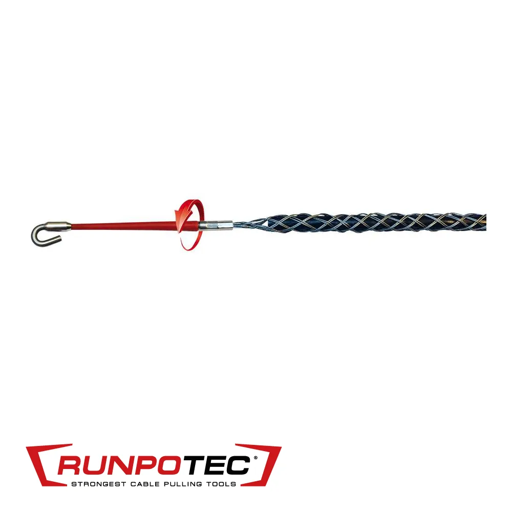 Tire-câble - RUNPO Z, inox, connexion RTG 6 - pour câble Ø 6-9 mm - RUNPOTEC