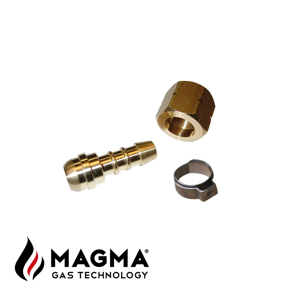Tétine - pour tuyau de gaz, écrou 3/8"L, prix par 2 pc. - Ø 8,0 mm - MAGMA