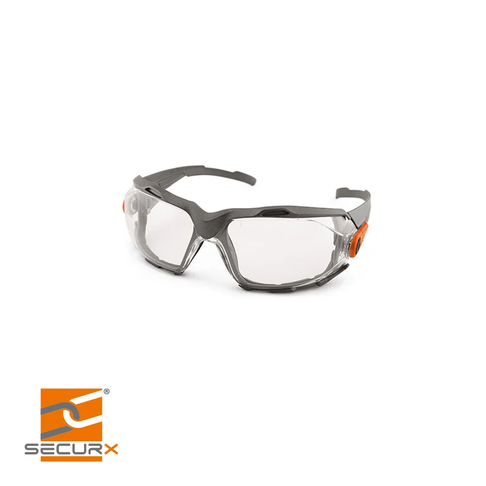 Lunettes de sécurité - MERCURIUS CLEAR, PC+, AS, AF, UV - SECURX