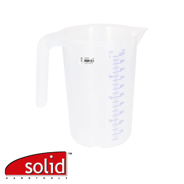 Verre doseur - plastique - 1 L - SOLID