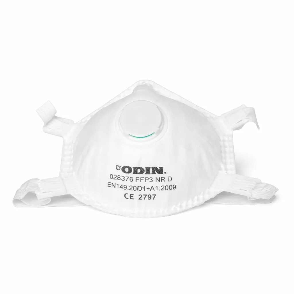 MASQUE JETABLE FFP3 AVEC SOUPAPE (boîte de 10 pièces)