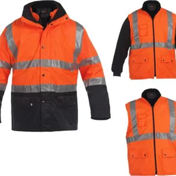 PARKA 4 EN 1 HAUTE VISIBILITE