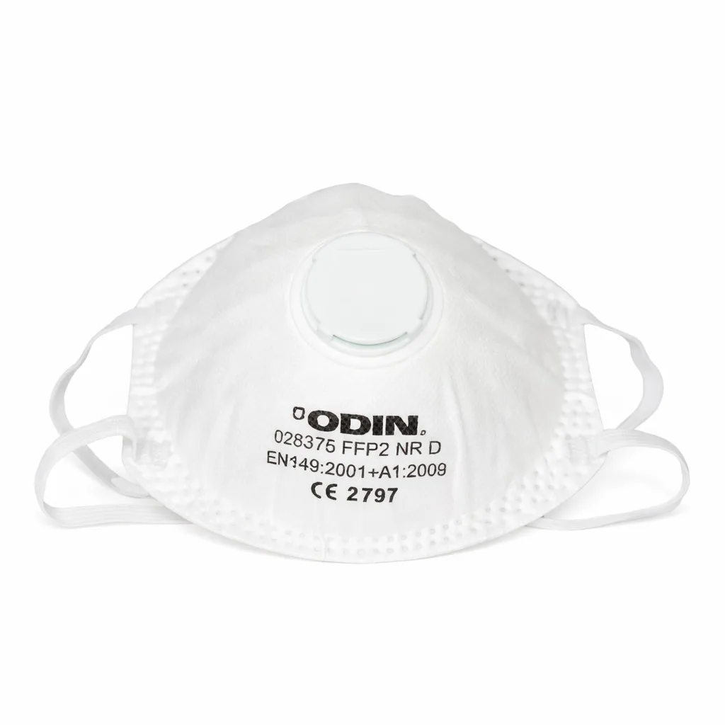 MASQUE JETABLE FFP2 AVEC SOUPAPE (boïte 20 p)