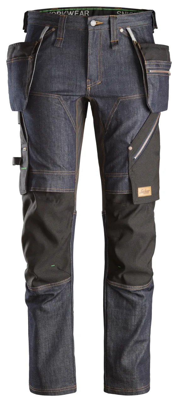 Pantalon de travail en denim avec poches holster