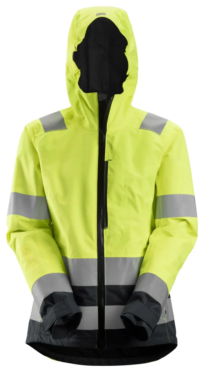 Veste imperméable pour femme en Shell, haute visibilité, Classe 2/3